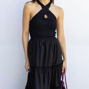 Central Park West Black Dress